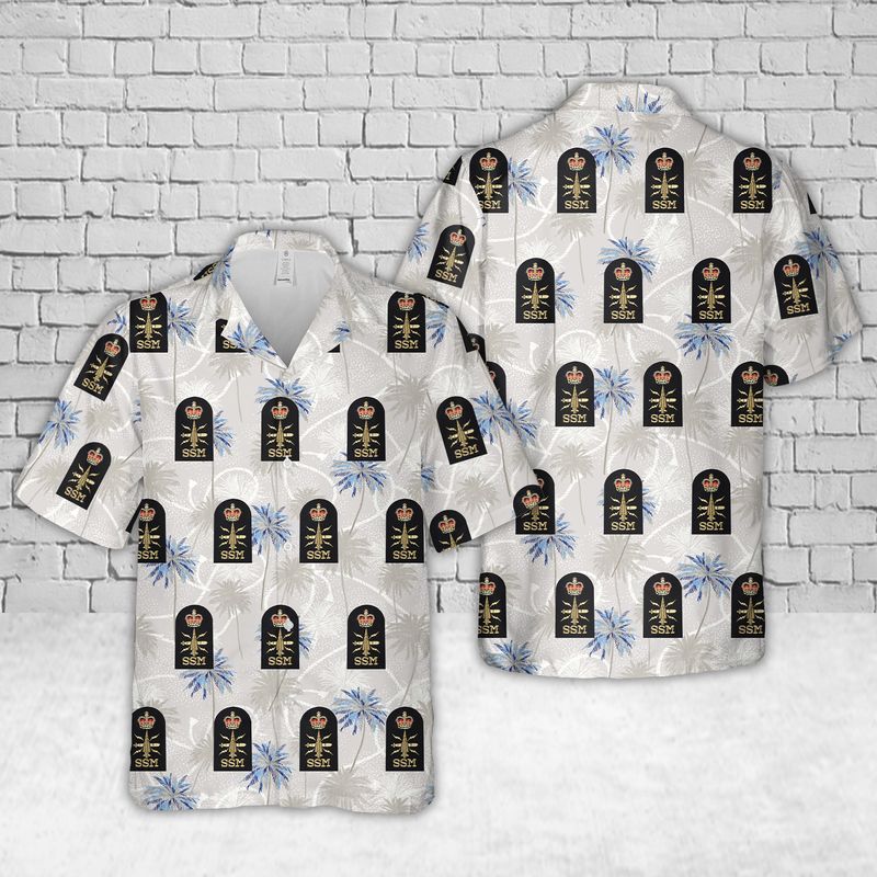 Royal Navy Sensors Submarine (SSM) Chief Petty Officer Hawaiian Shirt