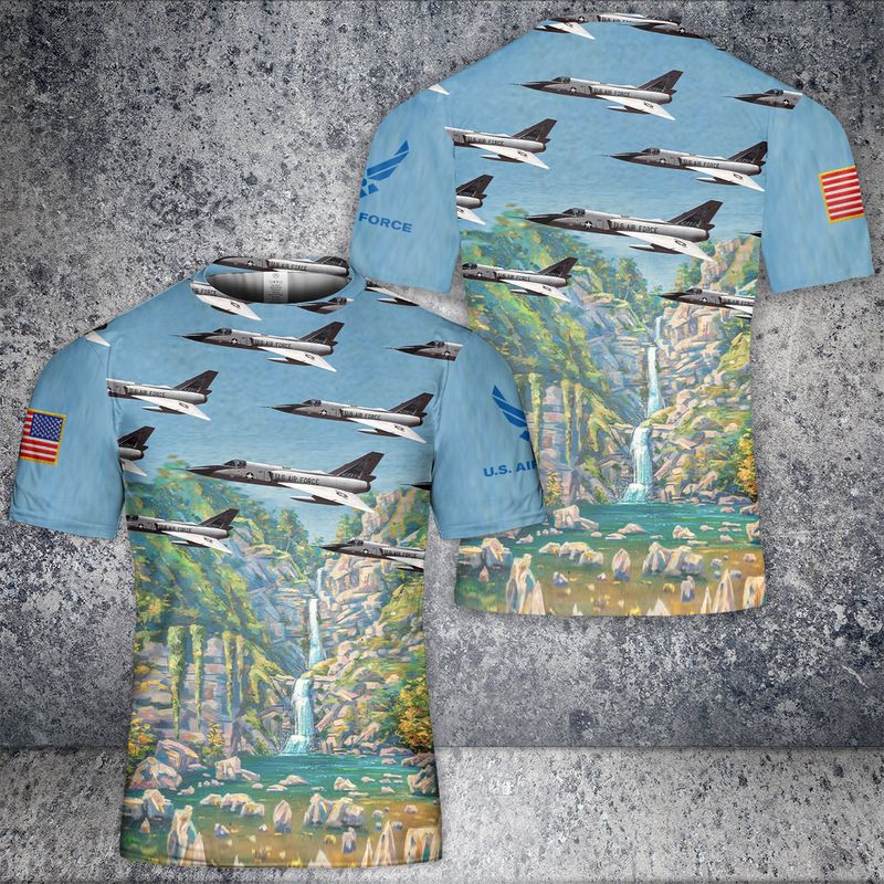 US Air Force Convair F-106 Delta Dart 3D T-Shirt
