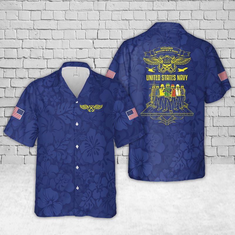 US Navy AB Hawaiian Shirt