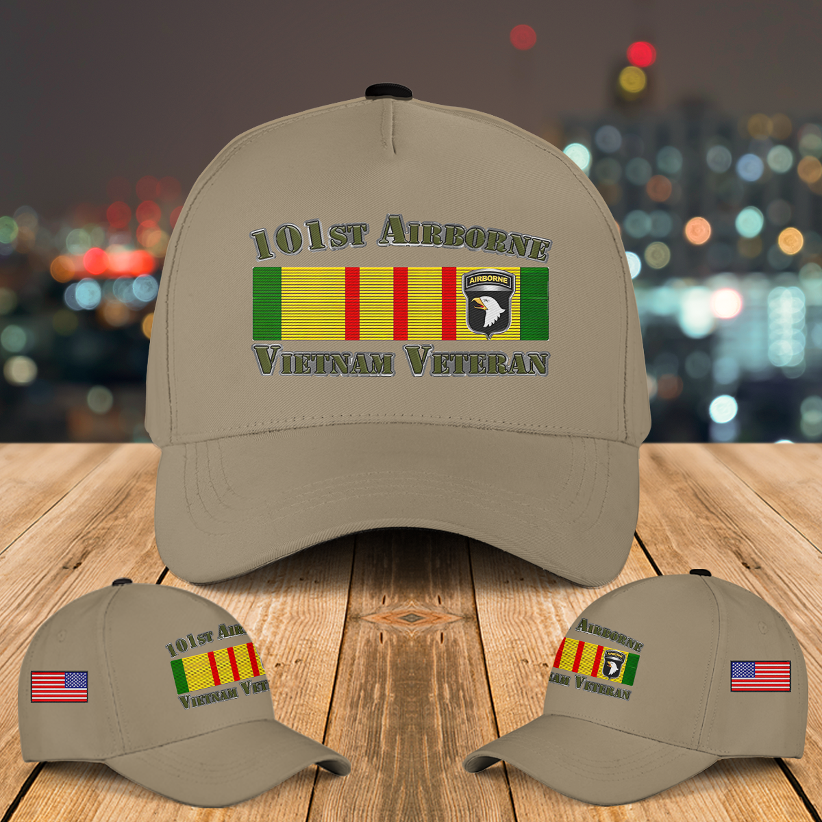 101st Airborne Division Vietnam Veteran Baseball Cap