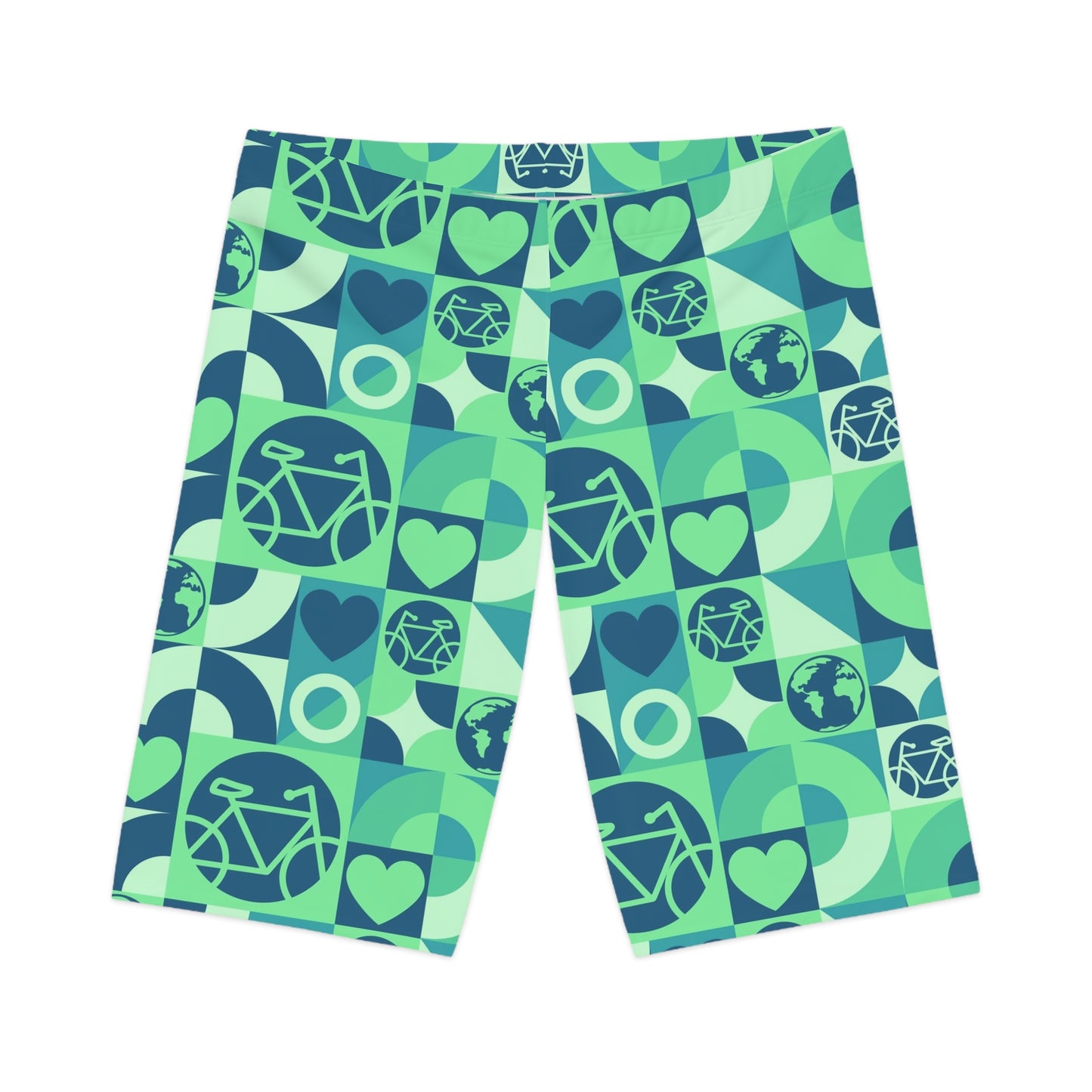 World Bicycle Day June 3 Women's Bike Shorts (AOP)