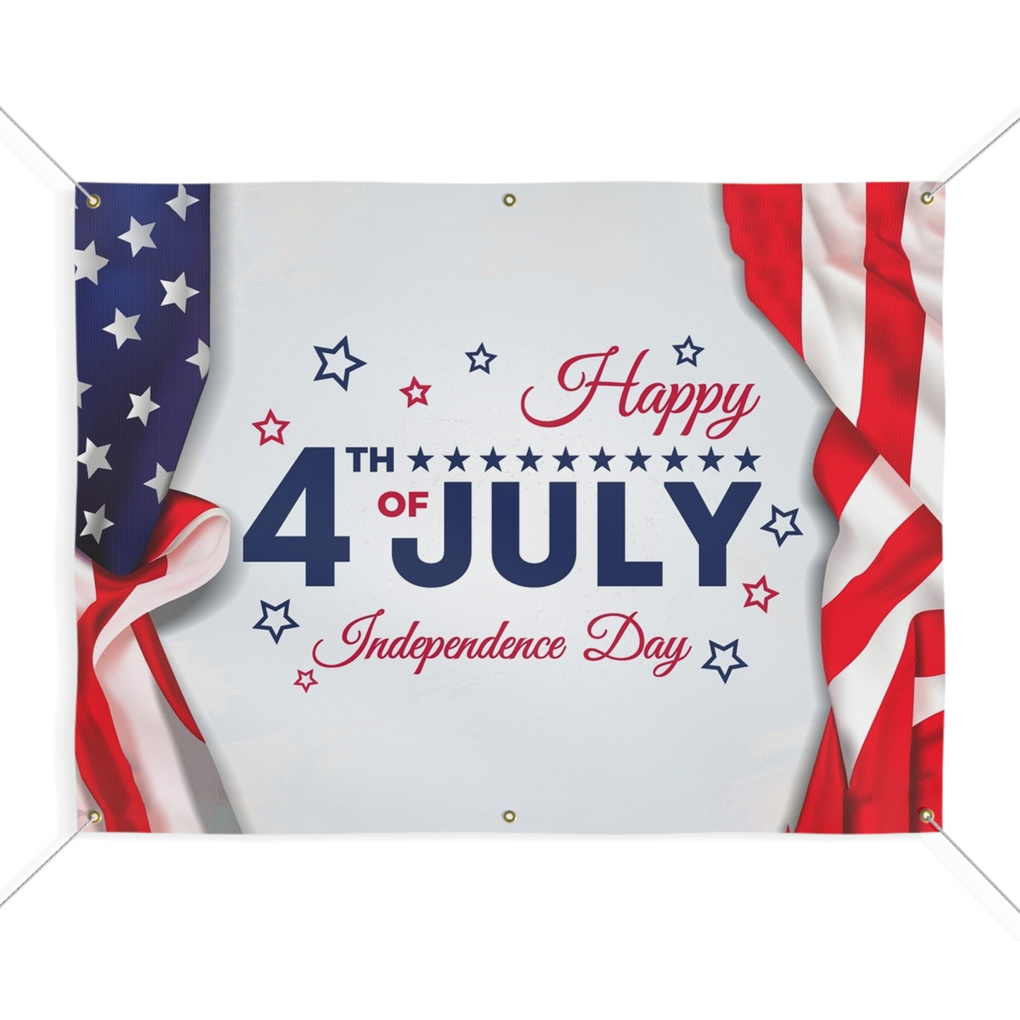 Happy 4th Of July Matte Banner