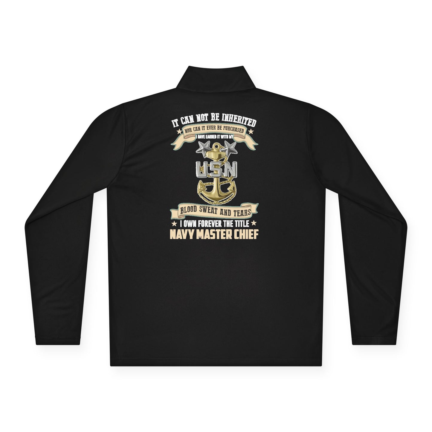 US Navy Master Chief Unisex Quarter-Zip Pullover