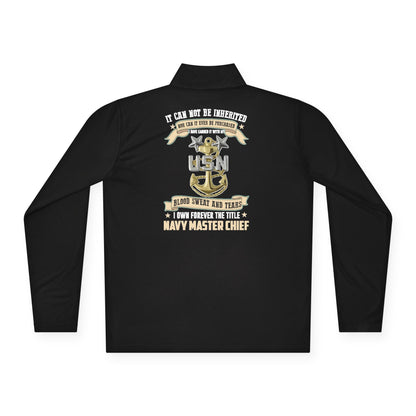 US Navy Master Chief Unisex Quarter-Zip Pullover