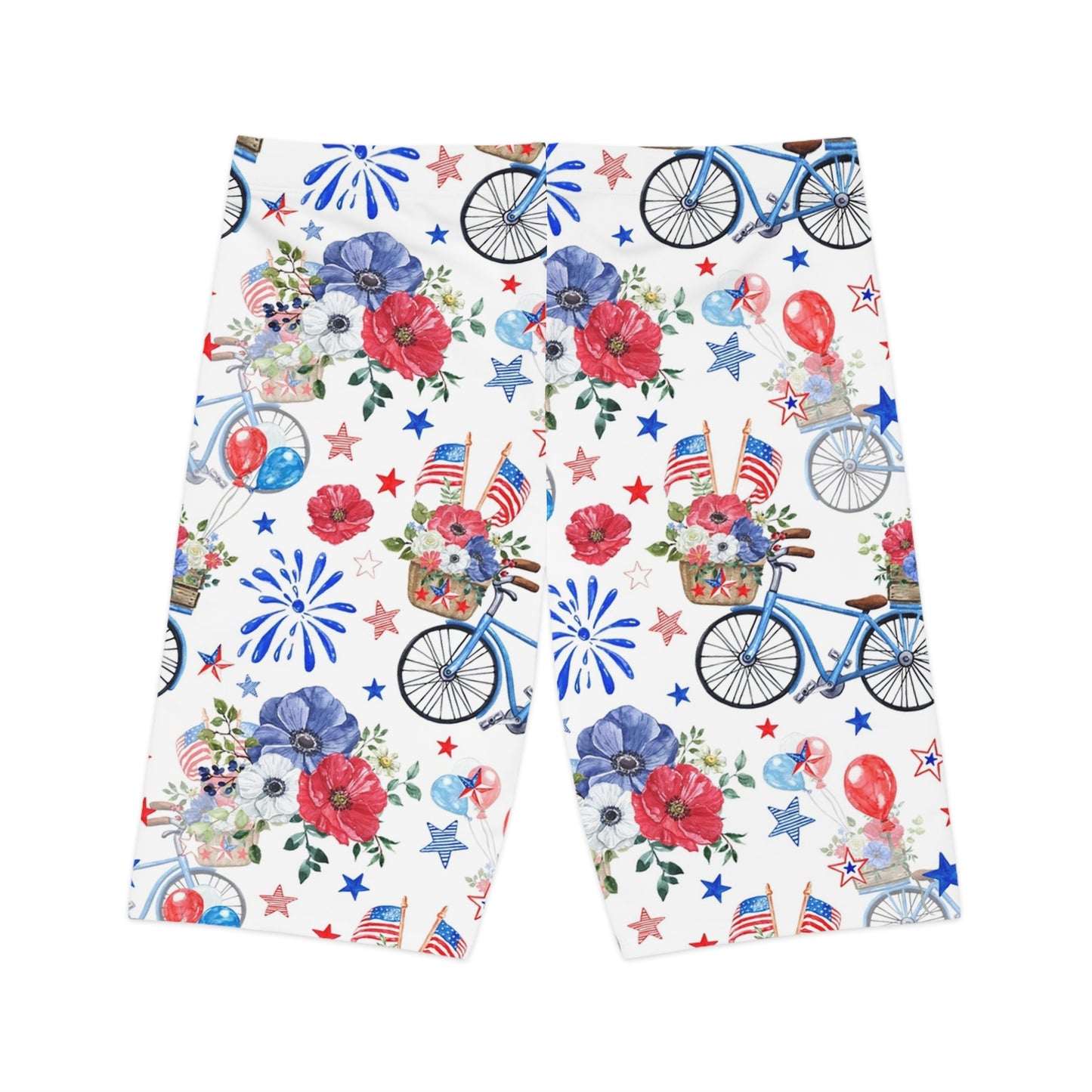 Bicycle 4th of July Women's Bike Shorts (AOP) DLMP1803PL03