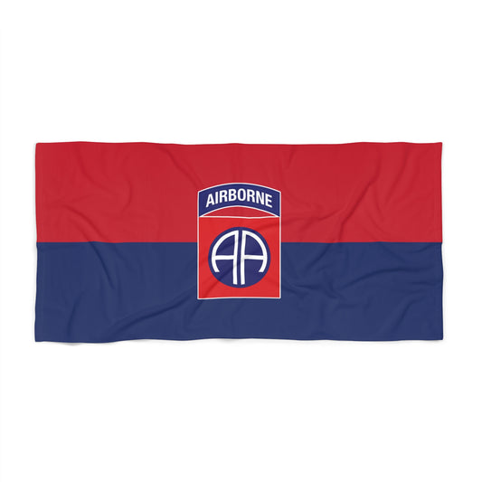 US Army 82nd Airborne Division Beach Towel