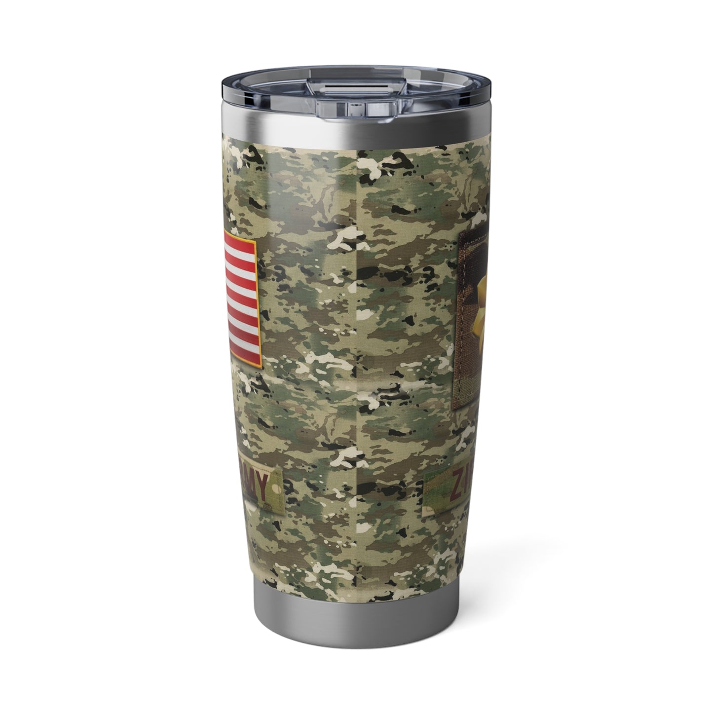 Custom Name & Rank US Army Tumbler 20oz NLSI0404PL09