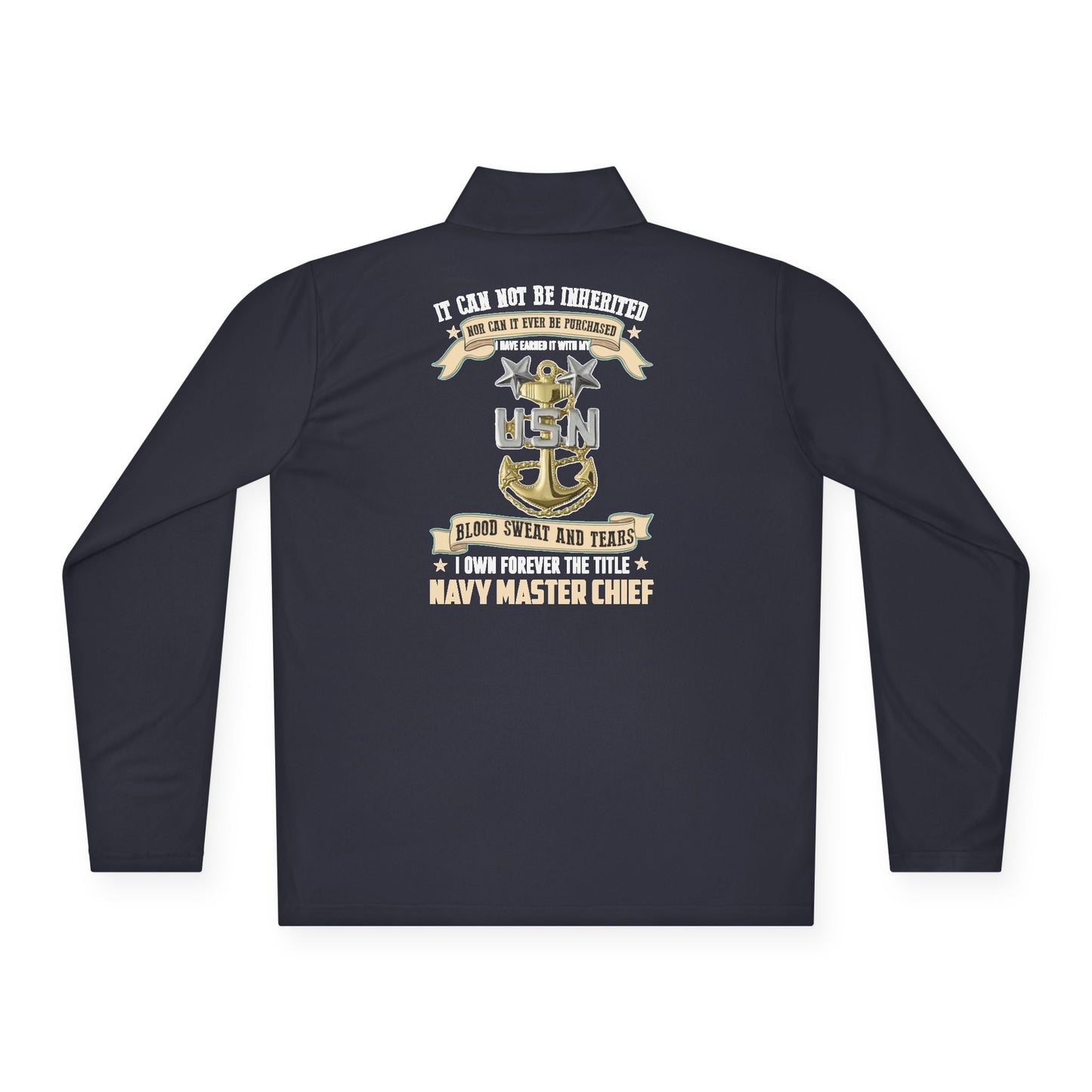 US Navy Master Chief Unisex Quarter-Zip Pullover