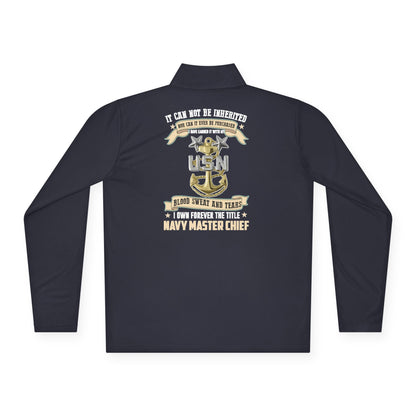 US Navy Master Chief Unisex Quarter-Zip Pullover