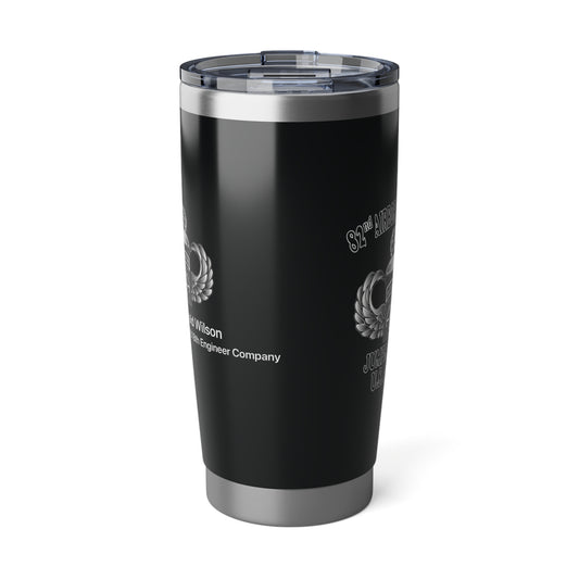 Vagabond 20oz Tumbler | Travel Mug, Adventure Cup, Gift for Wanderlust, Personalized Mug, Black Insulated Tumbler