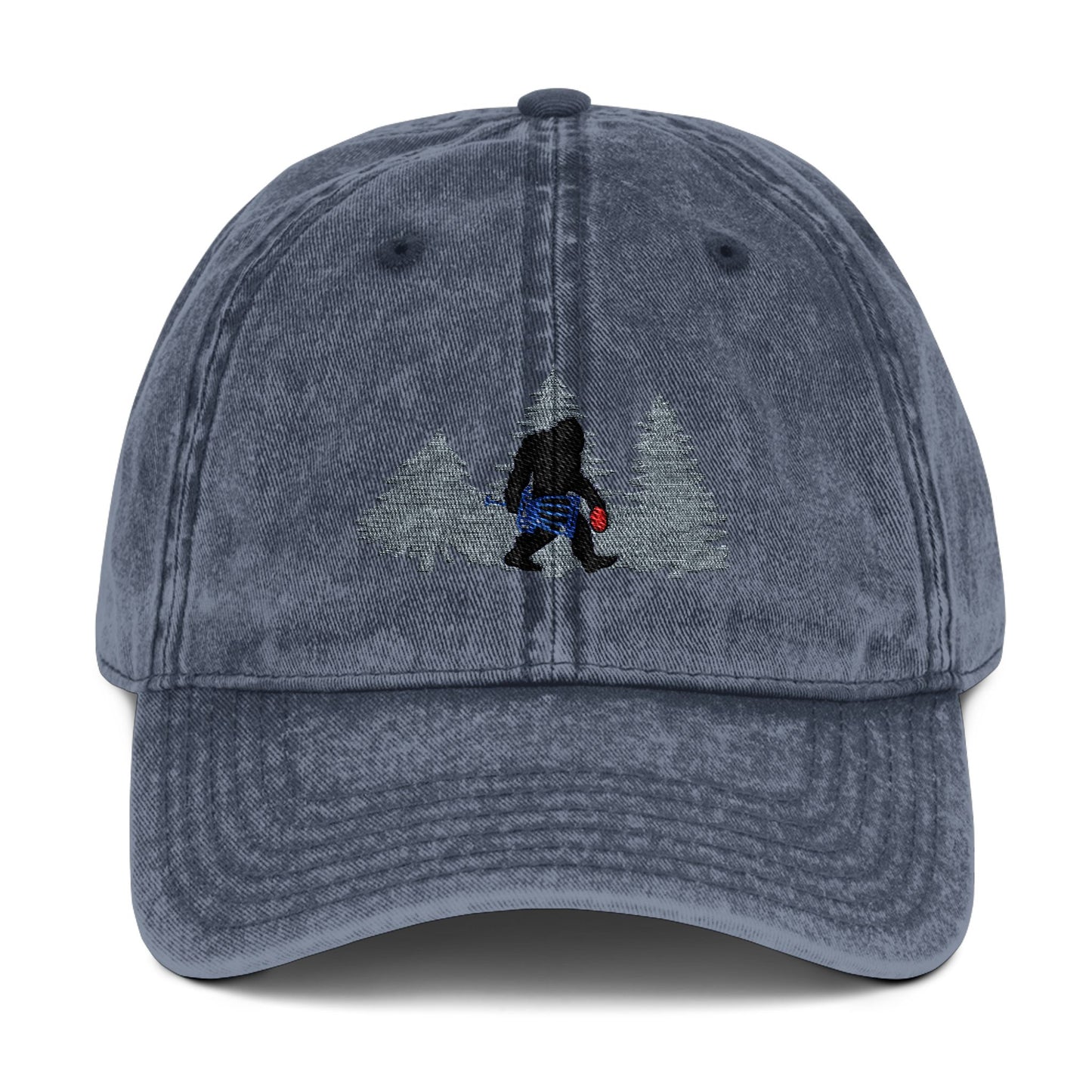 Bigfoot Sasquatch Disc Golf Vintage Cap (Embroidery)