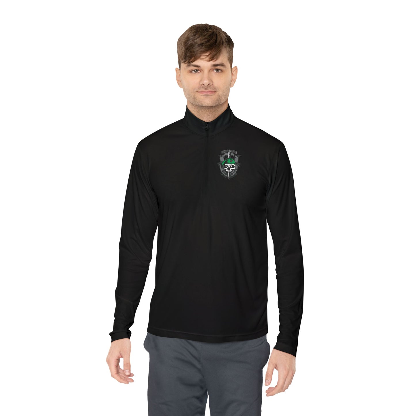 US Army Green Beret Special Forces Unisex Quarter-Zip Pullover