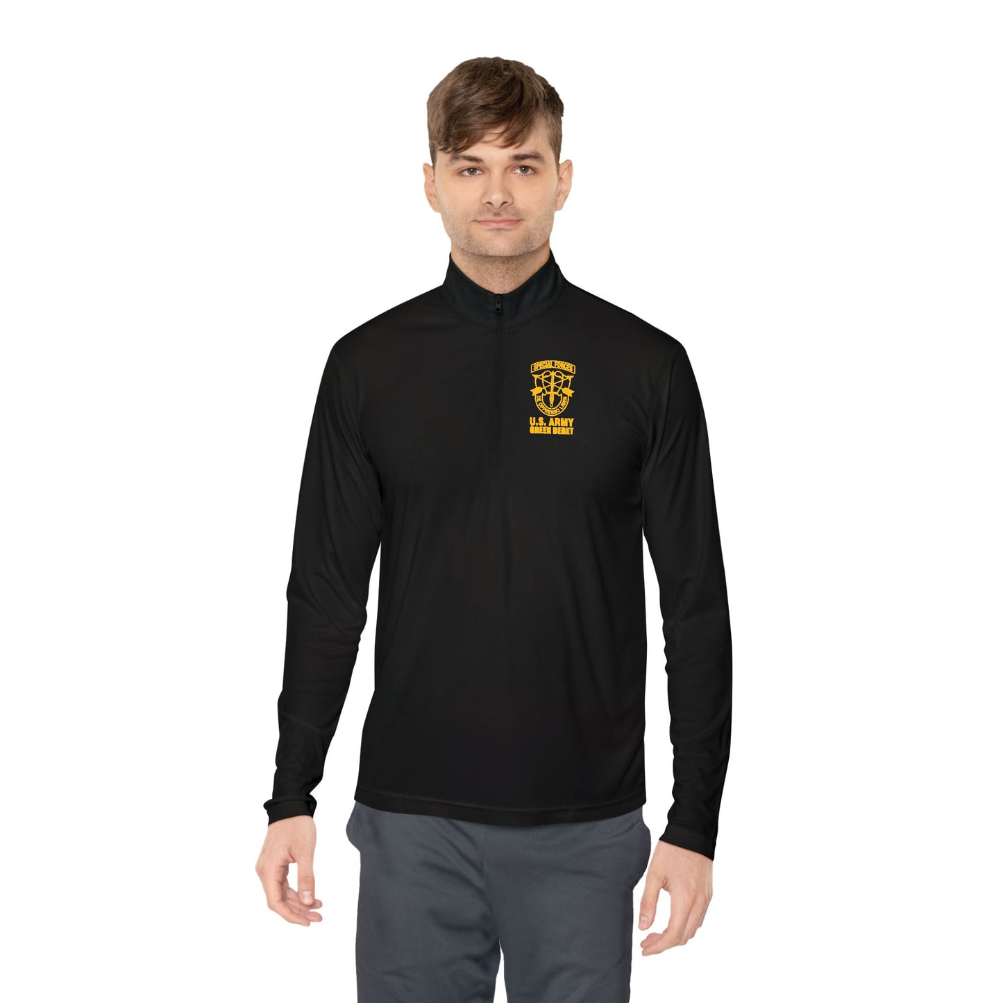 US Army Green Beret Special Forces Unisex Quarter-Zip Pullover