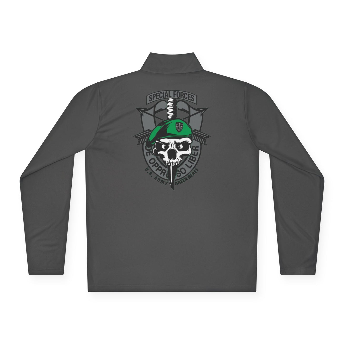US Army Green Beret Special Forces Unisex Quarter-Zip Pullover
