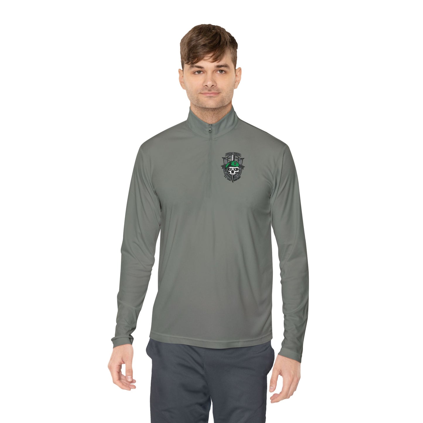 US Army Green Beret Special Forces Unisex Quarter-Zip Pullover