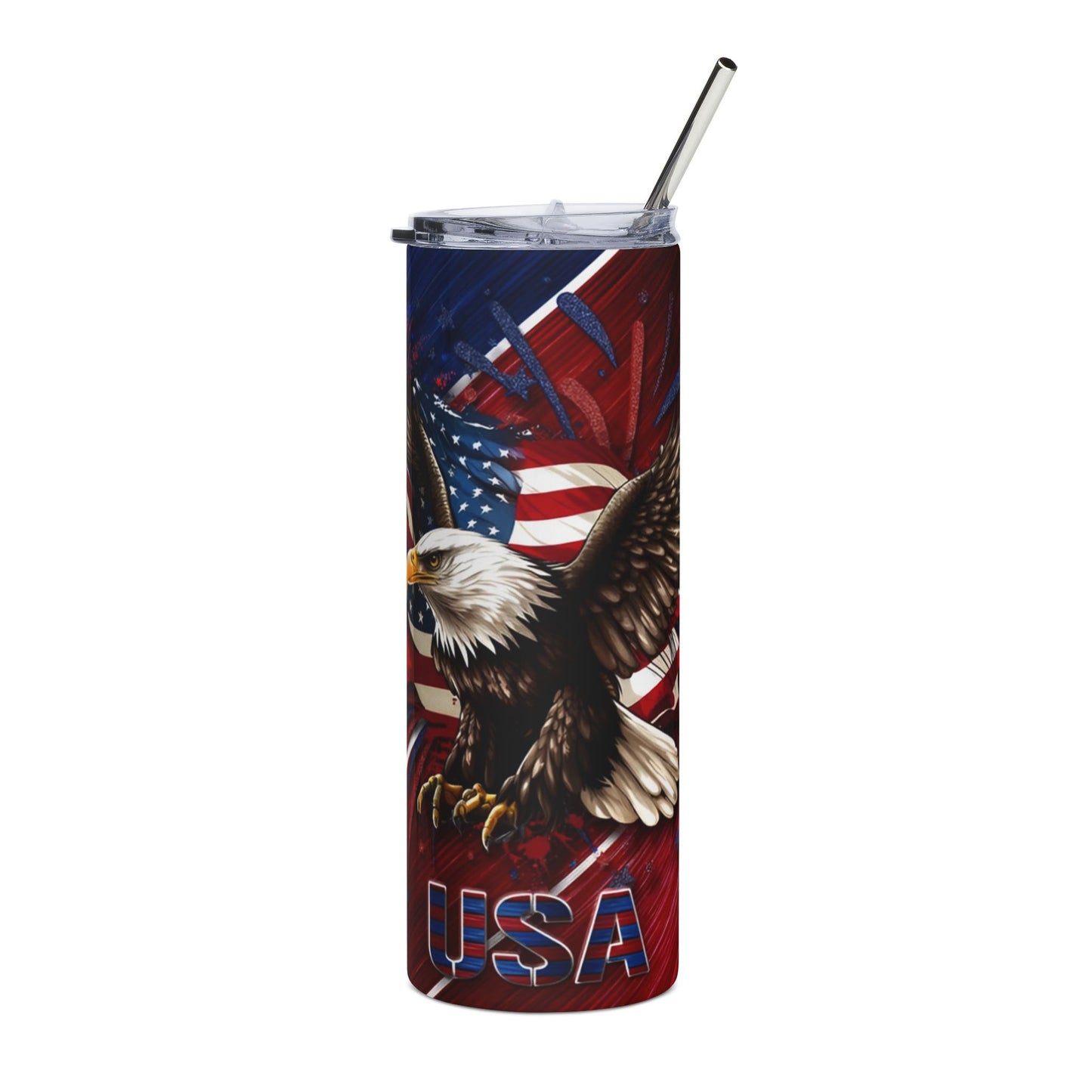 American Pride Patriotic 4th of July Stainless Steel Tumbler, 20oz
