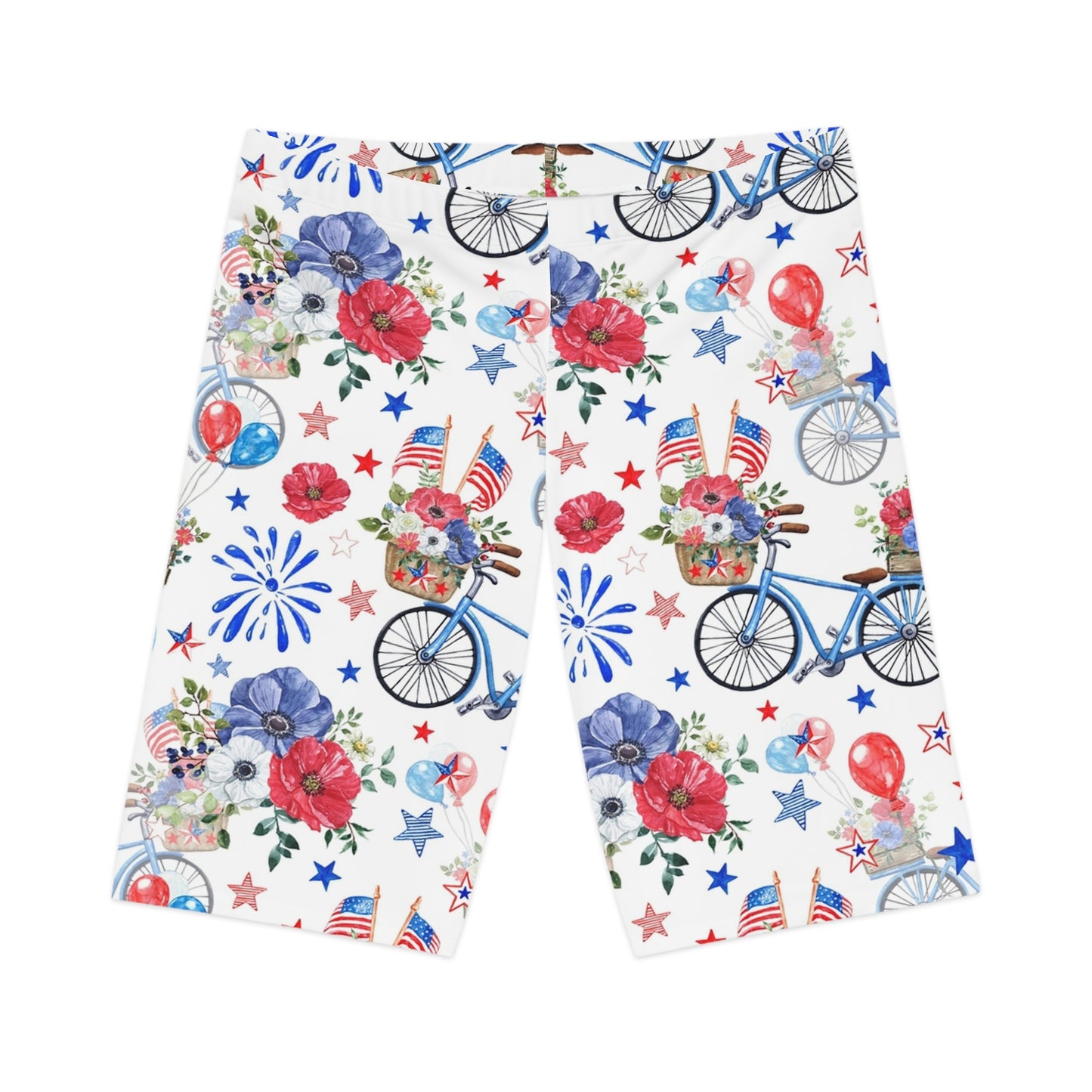 Bicycle 4th of July Women's Bike Shorts (AOP) DLMP1803PL03