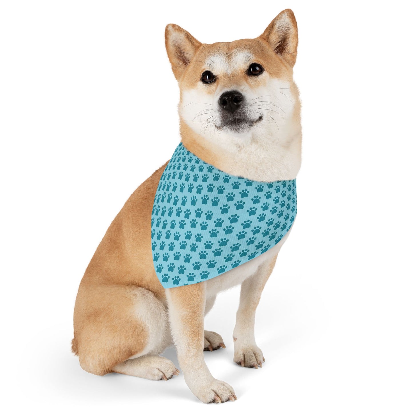 Paw Pattern Pet Bandana Collar