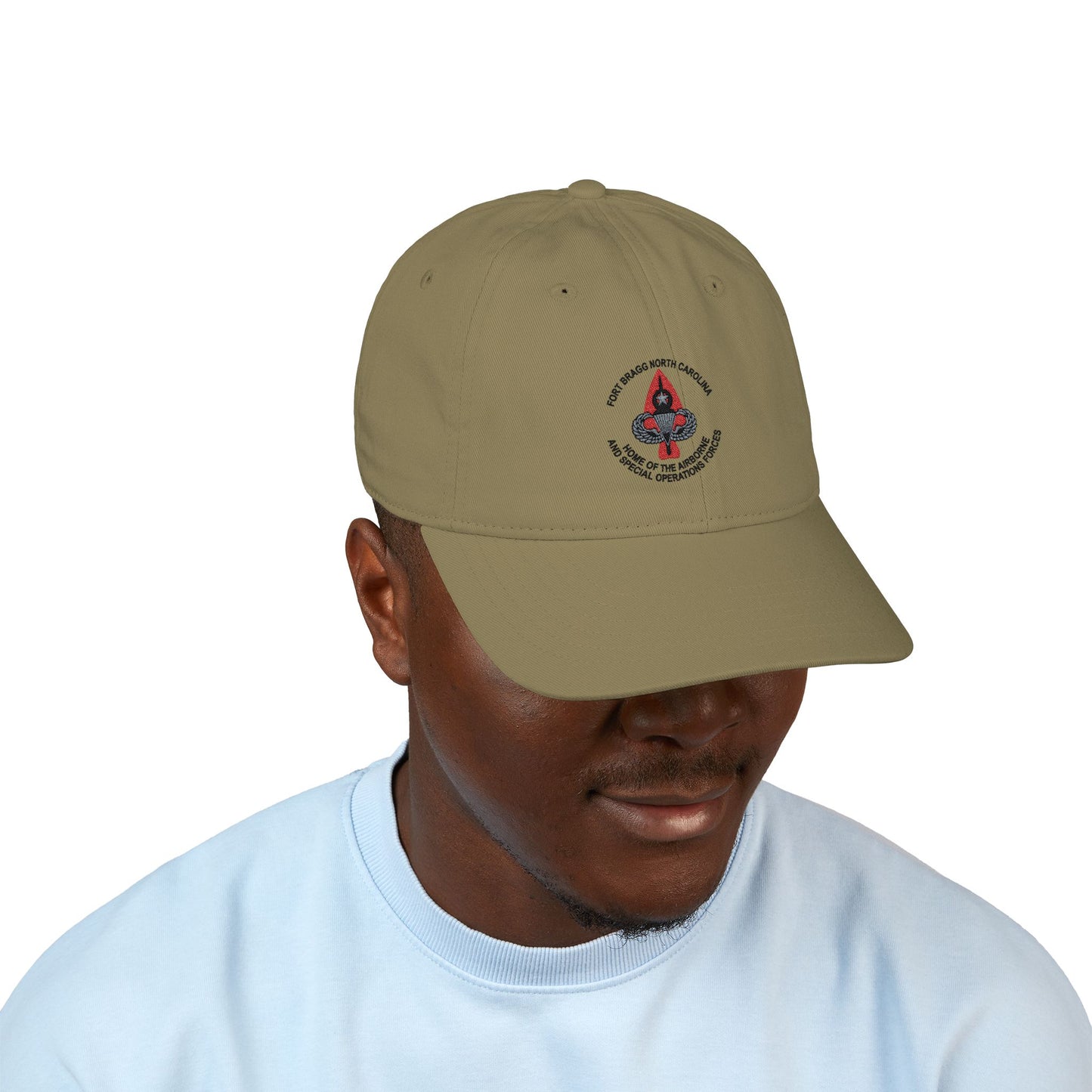 Fort Bragg Home Of The Airborne And Special Operations Forces Organic Baseball Cap (Embroidery) NLSI0303PK08