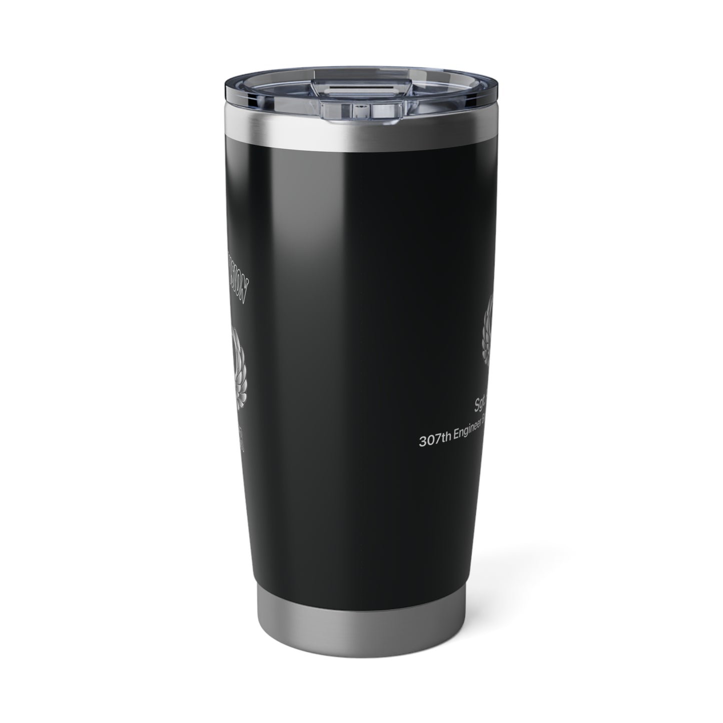 Vagabond 20oz Tumbler | Travel Mug, Adventure Cup, Gift for Wanderlust, Personalized Mug, Black Insulated Tumbler