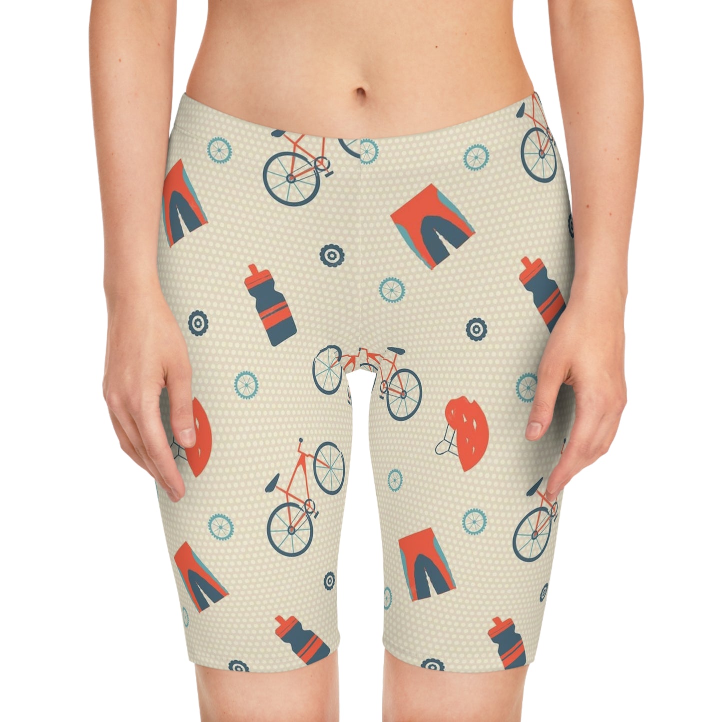 World Bicycle Day Women's Bike Shorts (AOP)