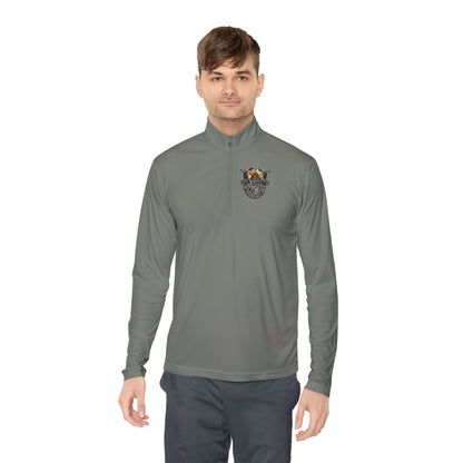 US Army 5th Special Forces Group Skull Death Unisex Quarter-Zip Pullover