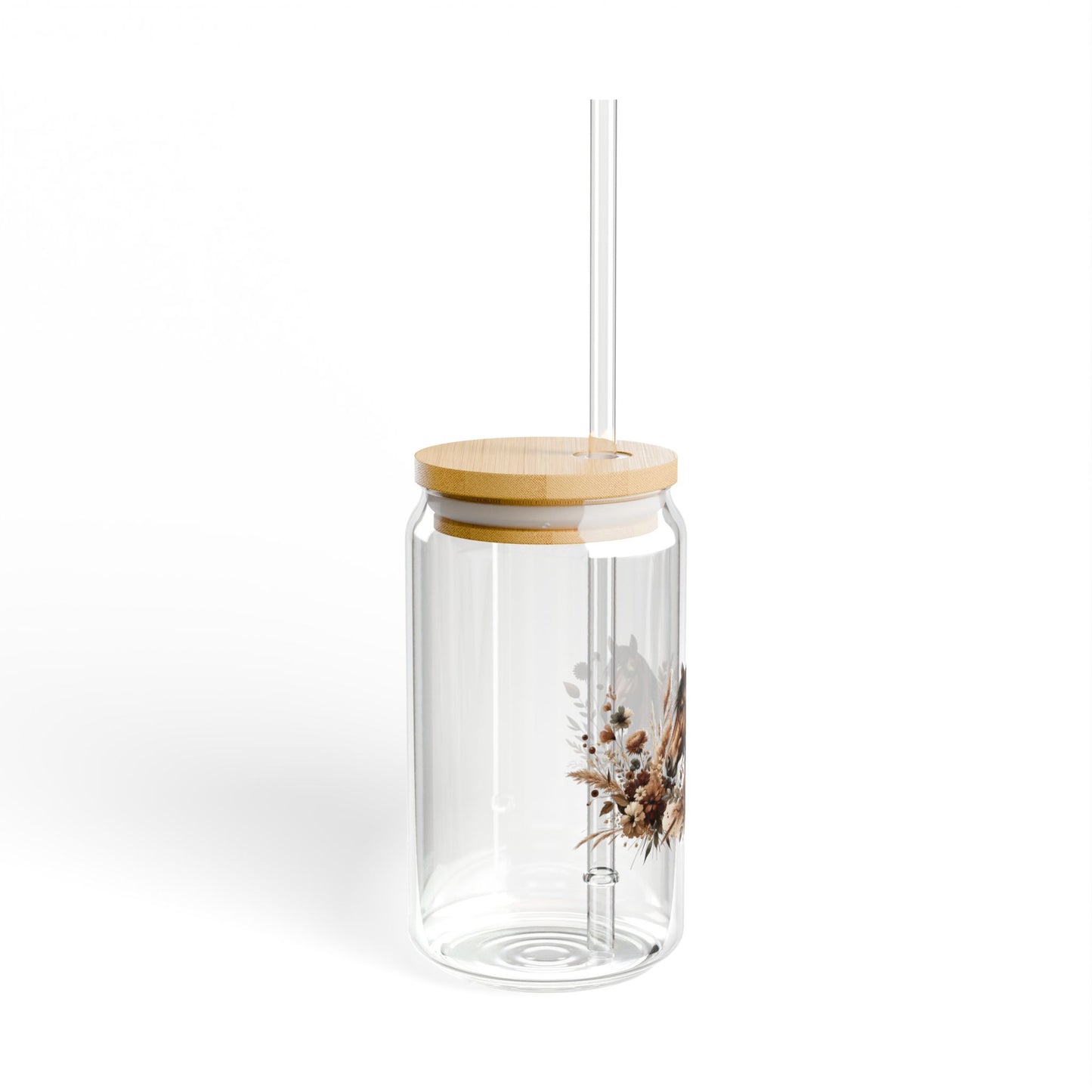 Brown Horse Country Sipper Glass 16oz (Made in US)