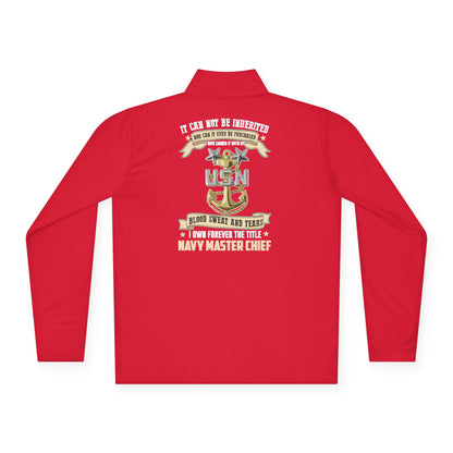 US Navy Master Chief Unisex Quarter-Zip Pullover