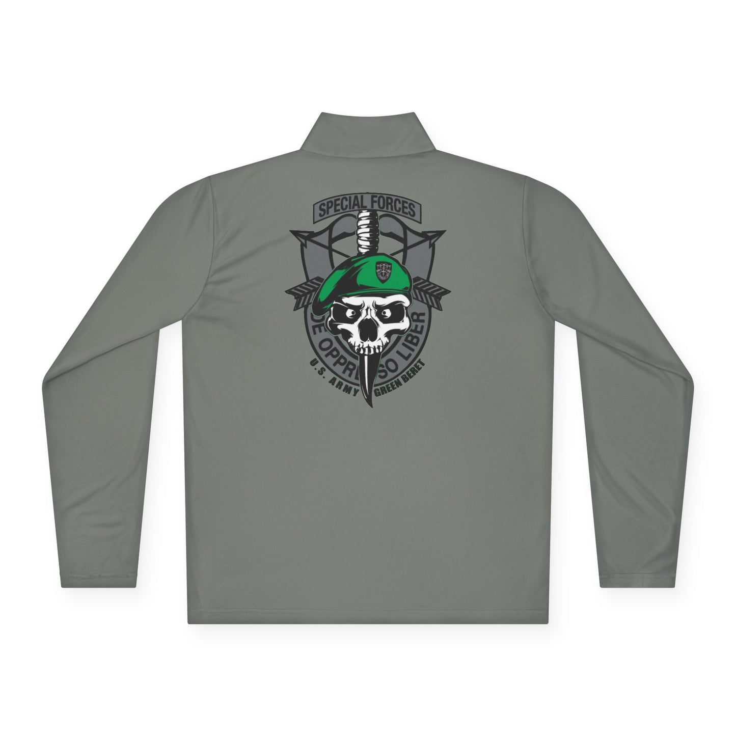 US Army Green Beret Special Forces Unisex Quarter-Zip Pullover