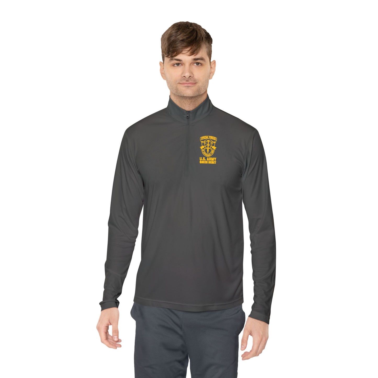US Army Green Beret Special Forces Unisex Quarter-Zip Pullover