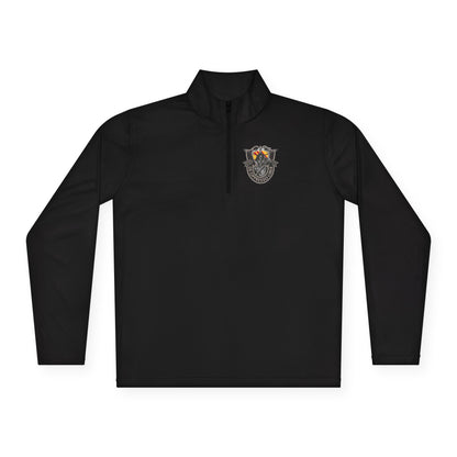 US Army 5th Special Forces Group Skull Death Unisex Quarter-Zip Pullover
