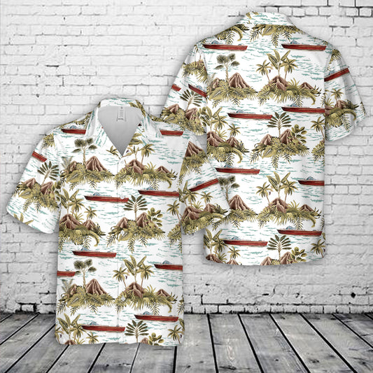18 Feet 1983 Century Boat Hawaiian Shirt