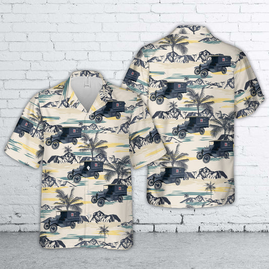1917 Ford Model T Ambulance Hawaiian Shirt