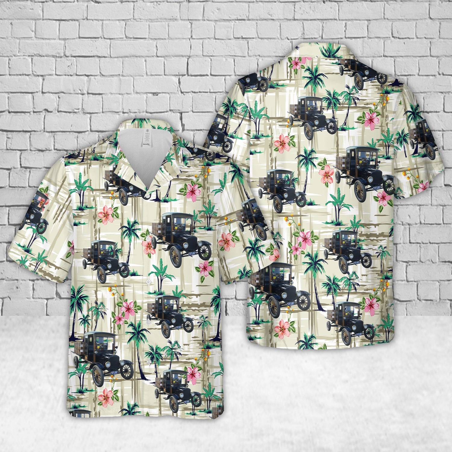 1919 Model T stakebed Hawaiian Shirt