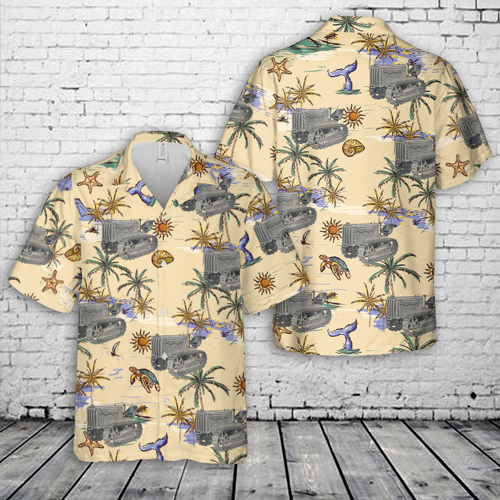 1925 Caterpillar 2 Ton Crawler Tractor Hawaiian Shirt