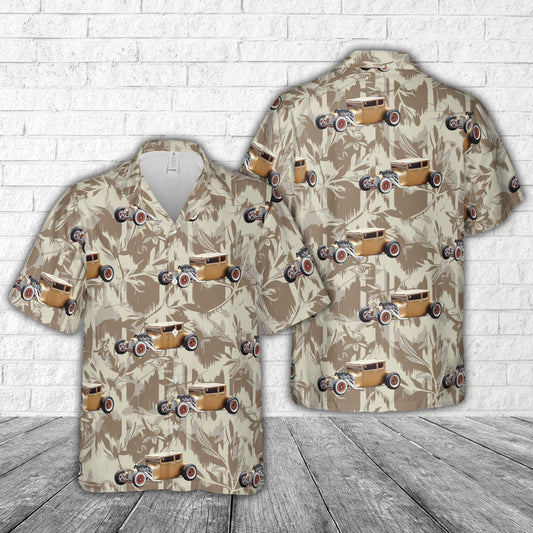 1927 Ford Model T 'Gold Brick' Hawaiian Shirt
