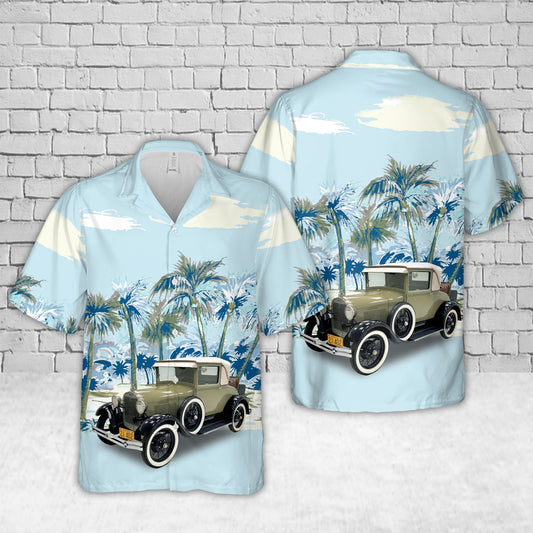 1928 Ford Model A Sport Coupe Hawaiian Shirt