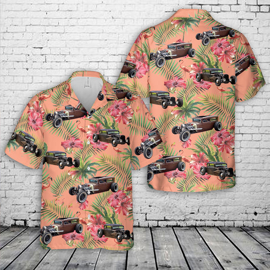 1930 Ford Model A Rat Rod Hawaiian Shirt