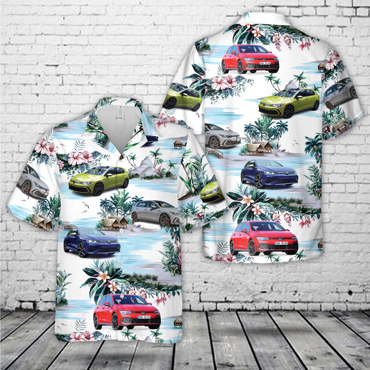 2022 VW Golf GTI Hawaiian Shirt