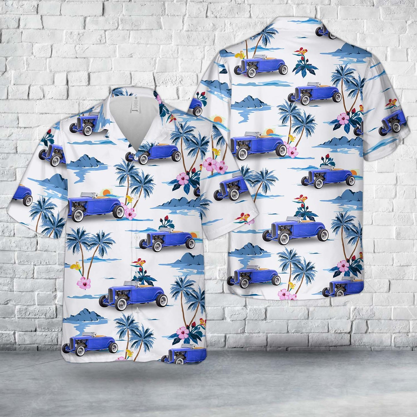 1932 Ford Highboy Roadster Hawaiian Shirt