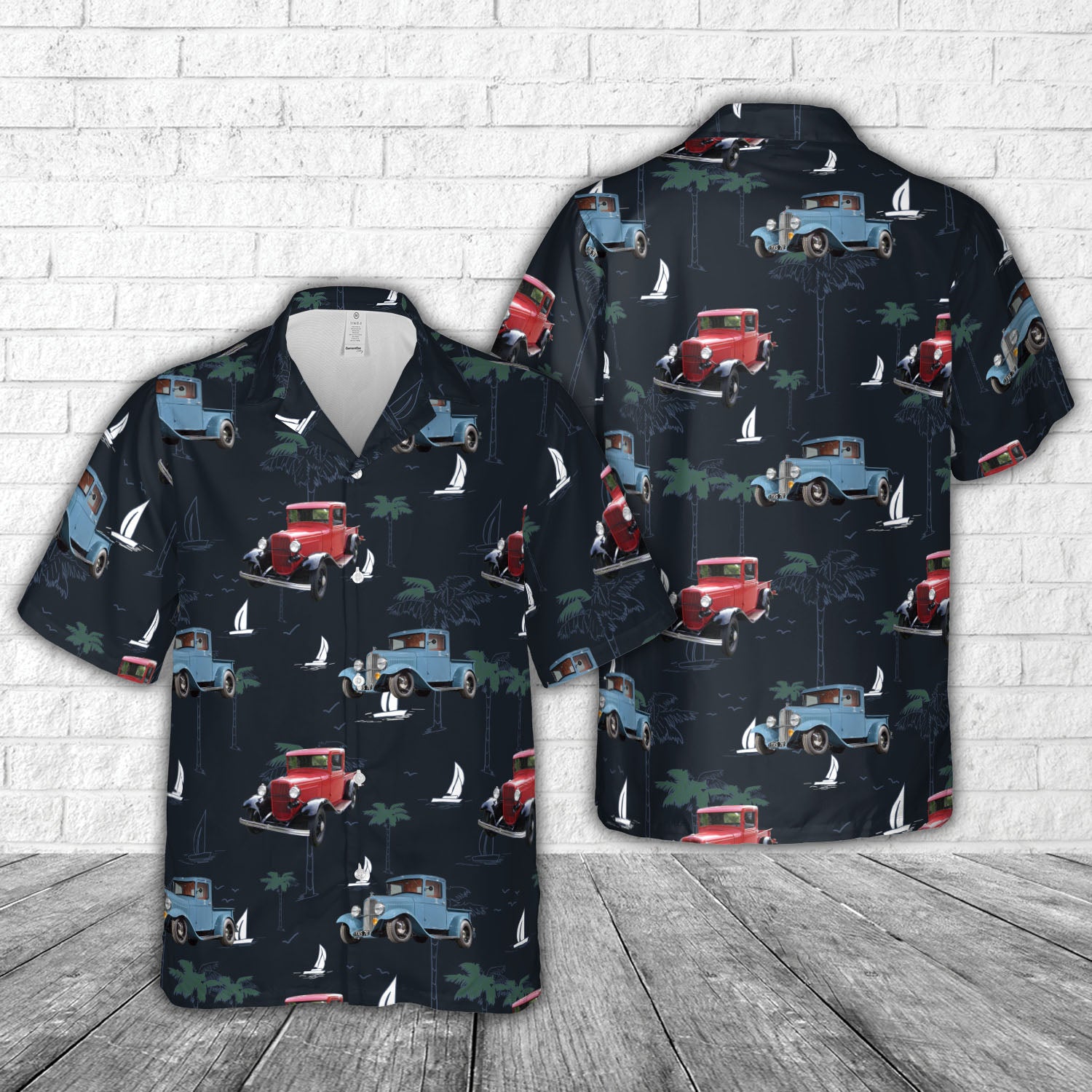 1932 Ford Model B Pickup Hawaiian Shirt