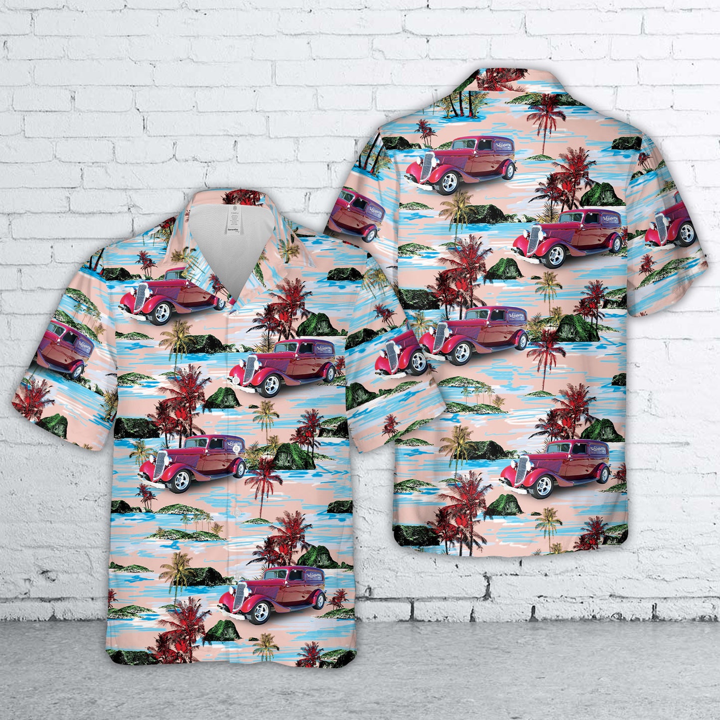 1934 Ford Sedan Delivery Hawaiian Shirt