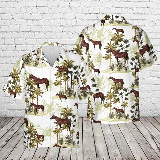 1937 Champion Race Horse War Admiral Hawaiian Shirt