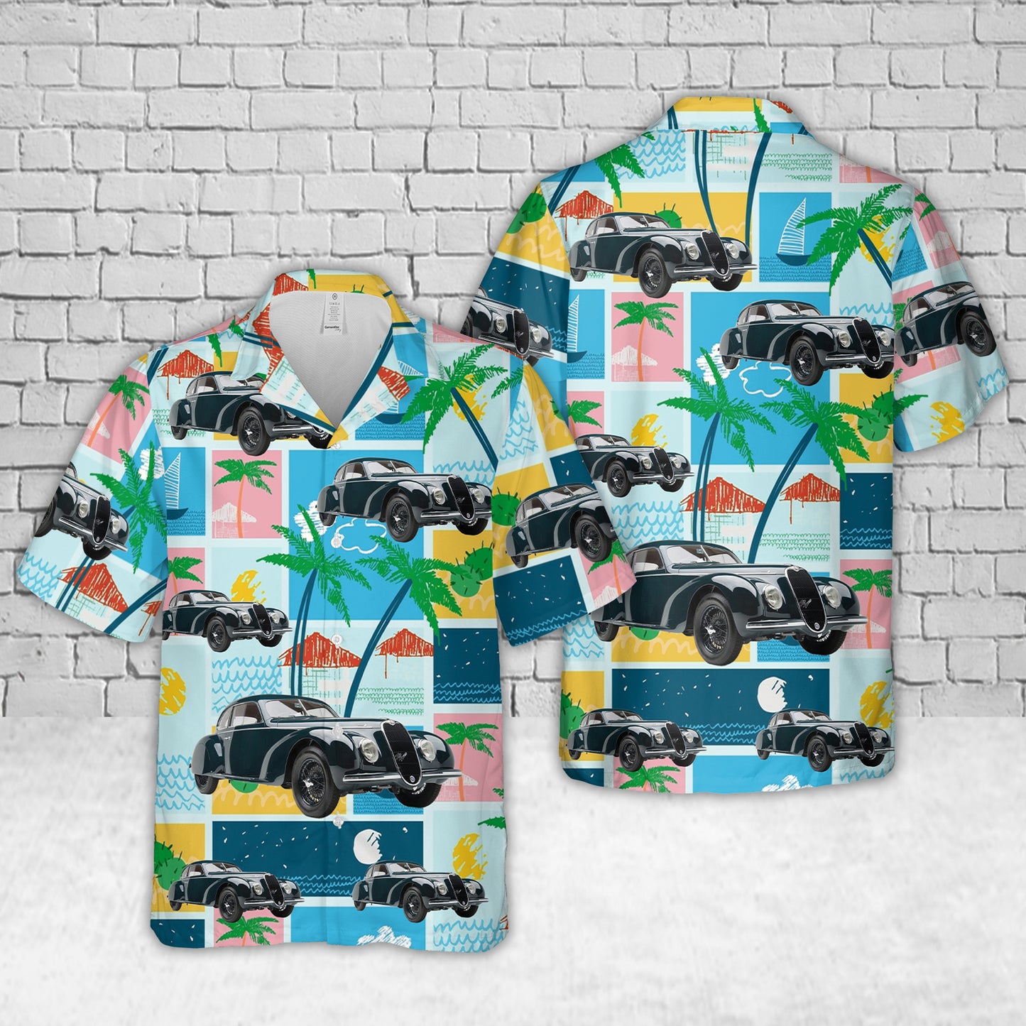 1939 Alfa Romeo 6C 2500 Sport Berlinetta Hawaiian Shirt