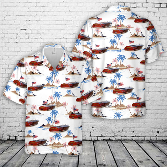 1941 Chris-Craft 27-Foot Barrel Back "Runaway Jane" Hawaiian Shirt