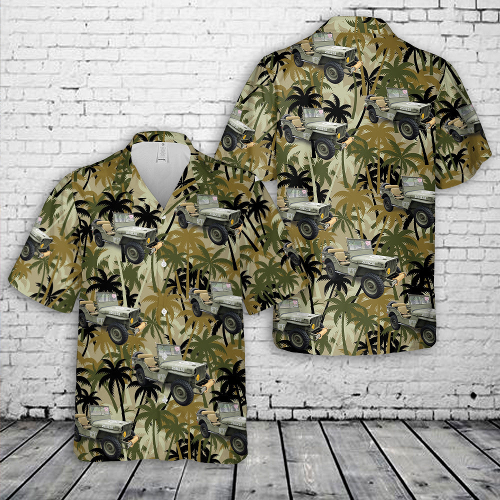 1942 Willys Military Jp Hawaiian Shirt
