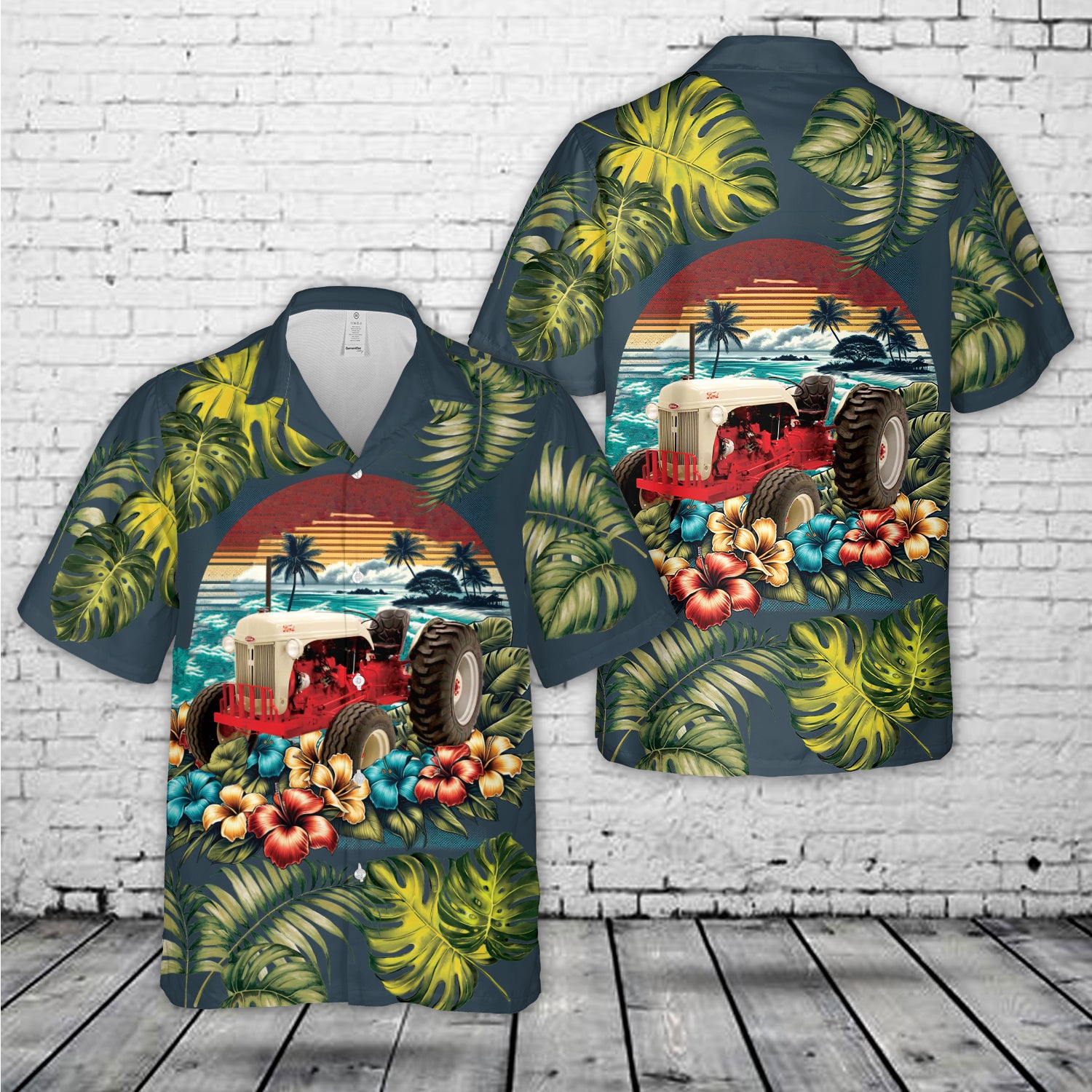 1948 Ford 8N Tractor Hawaiian Shirt