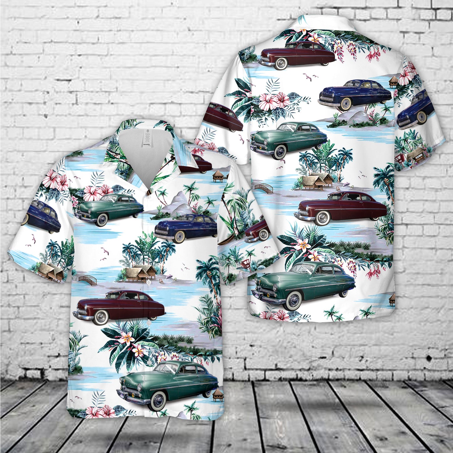 1949 Mercury Eight Hawaiian Shirt