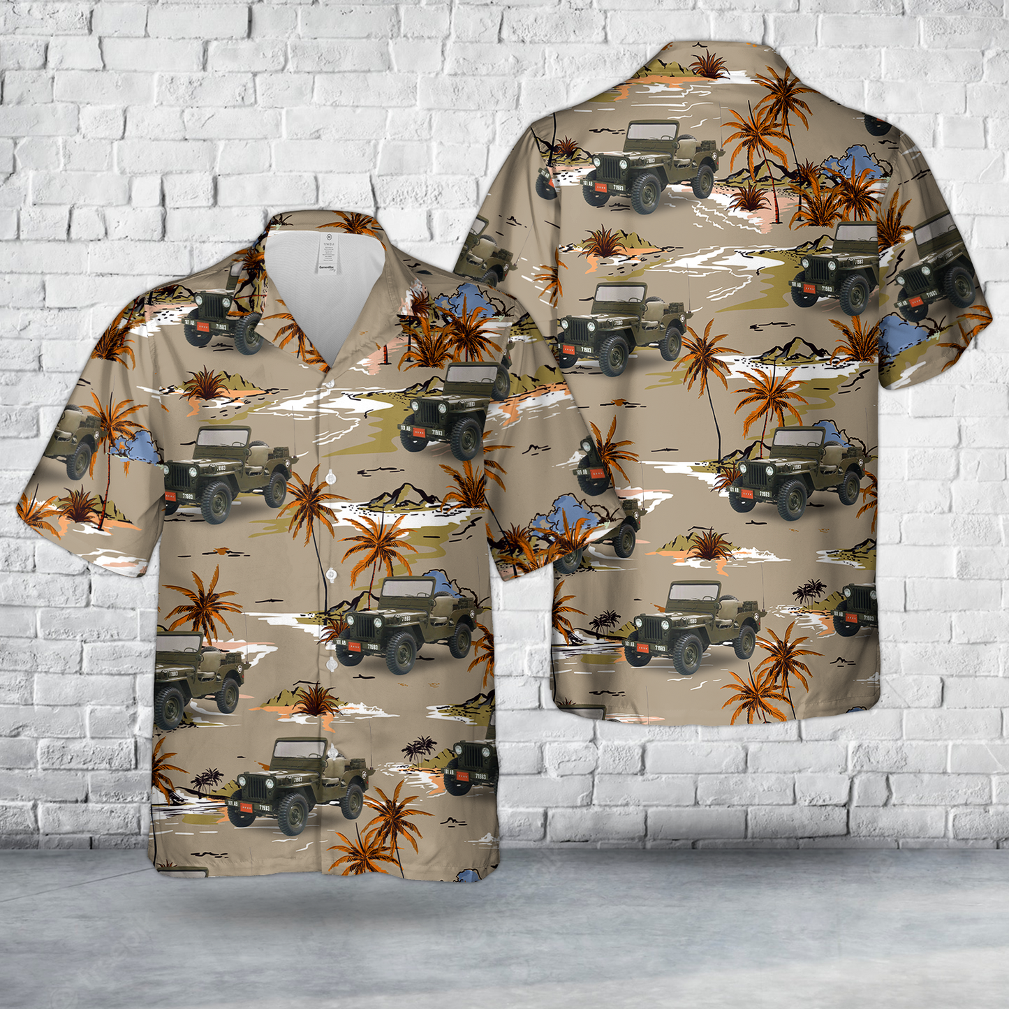 1952 Willys Jeep Hawaiian Shirt