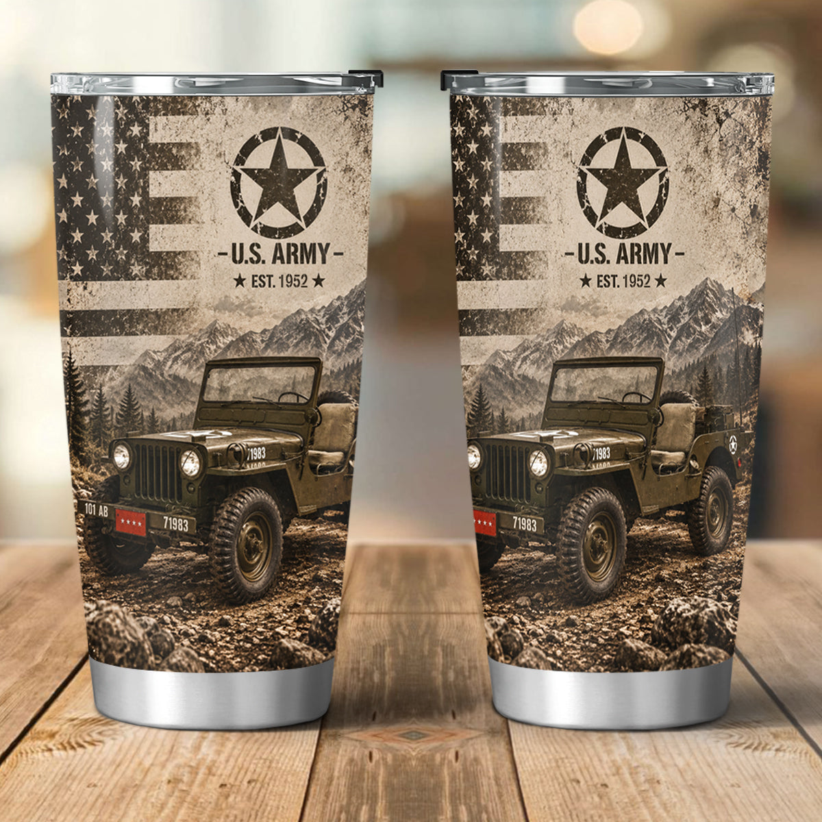 1952 Willys Jeep Tumbler